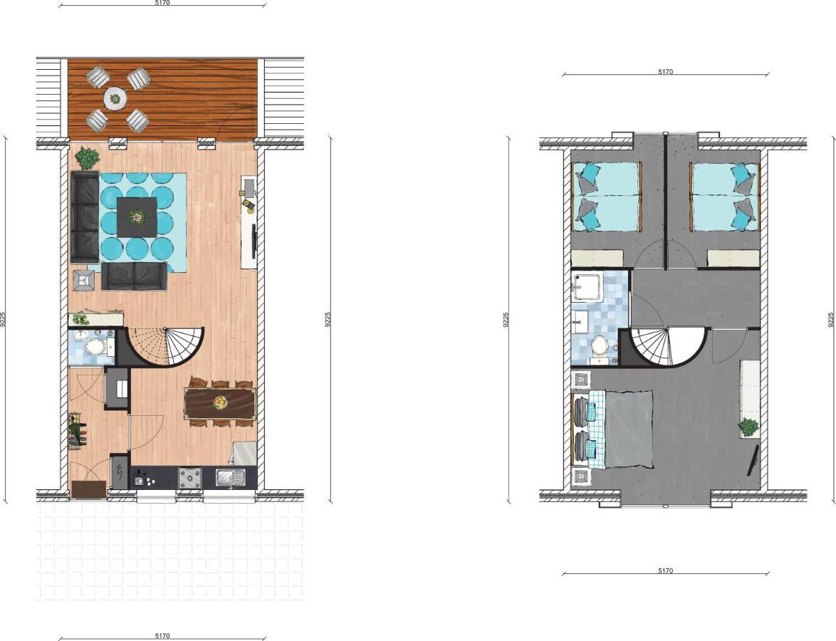 Grasse 140 - Kustpark Village Scaldia Hoofdplaat ภายนอก รูปภาพ